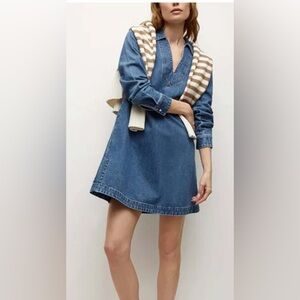NEW NWT Veronica Beard wasta denim mini dress